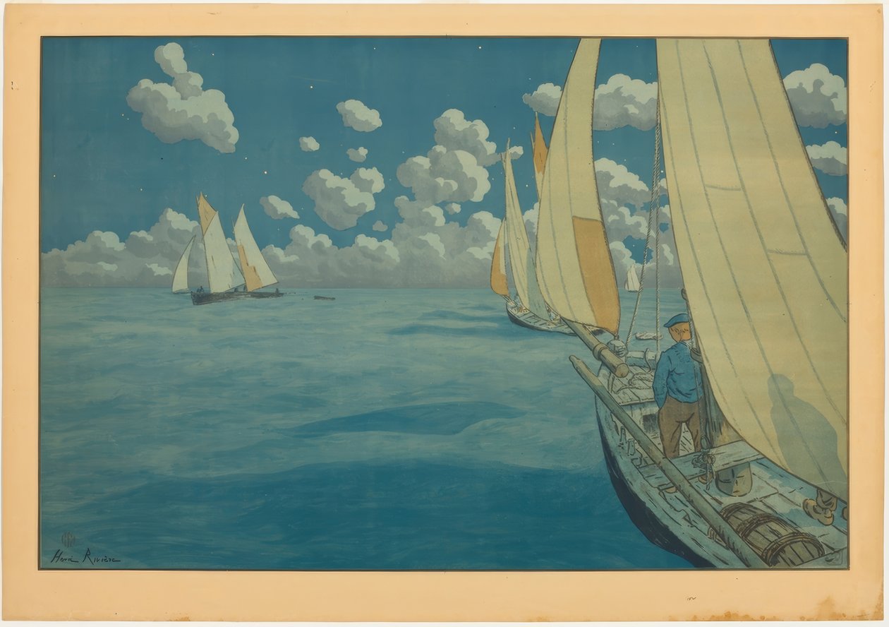 natt til sjøs av Henri Rivière
