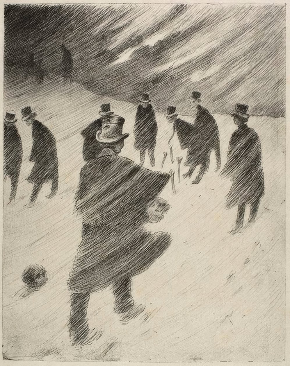 begravelsestjeneste av Henri Rivière
