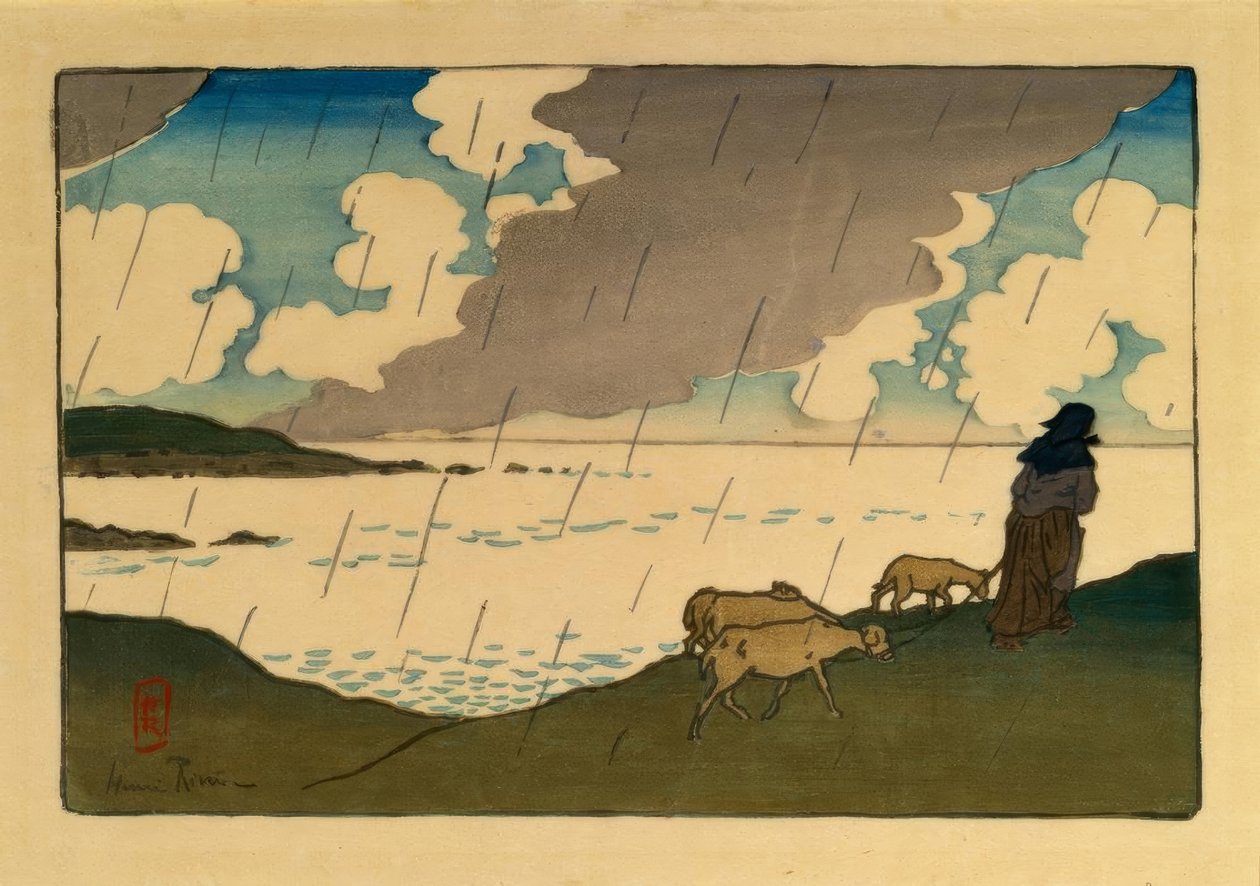 Et korn (Saint-Briac) av Henri Rivière