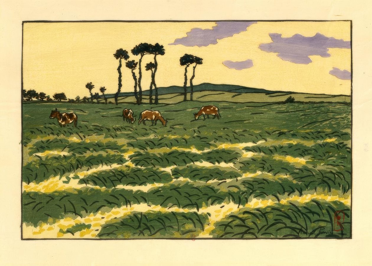 Kyr i feltet til Garde-Guérin (Saint-Briac) av Henri Rivière