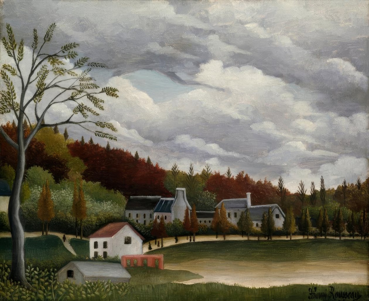 Bièvre nær Gentilly av Henri Rousseau