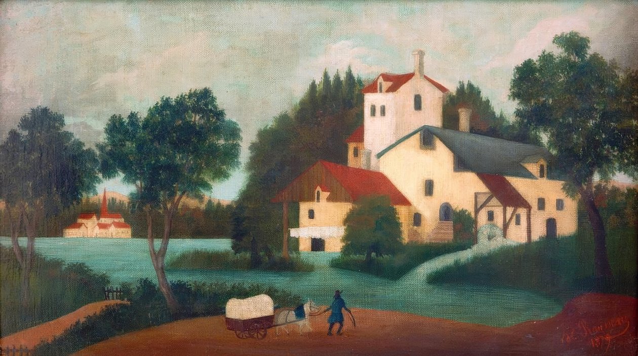 The Hitch foran bruket av Henri Rousseau