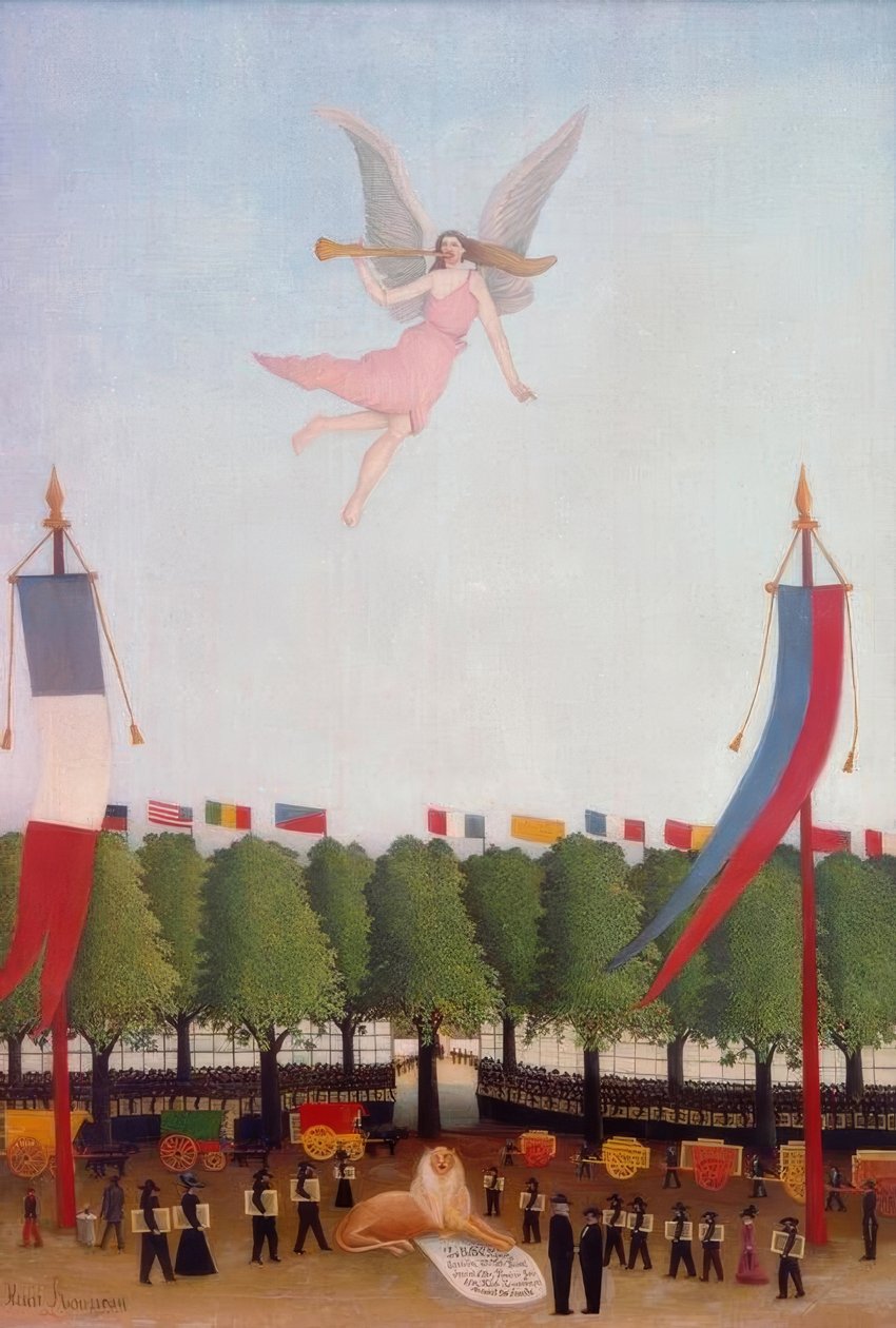 La Liberté inviterer kunstnere til å delta i den 22. utstillingen med uavhengige kunstnere av Henri Rousseau