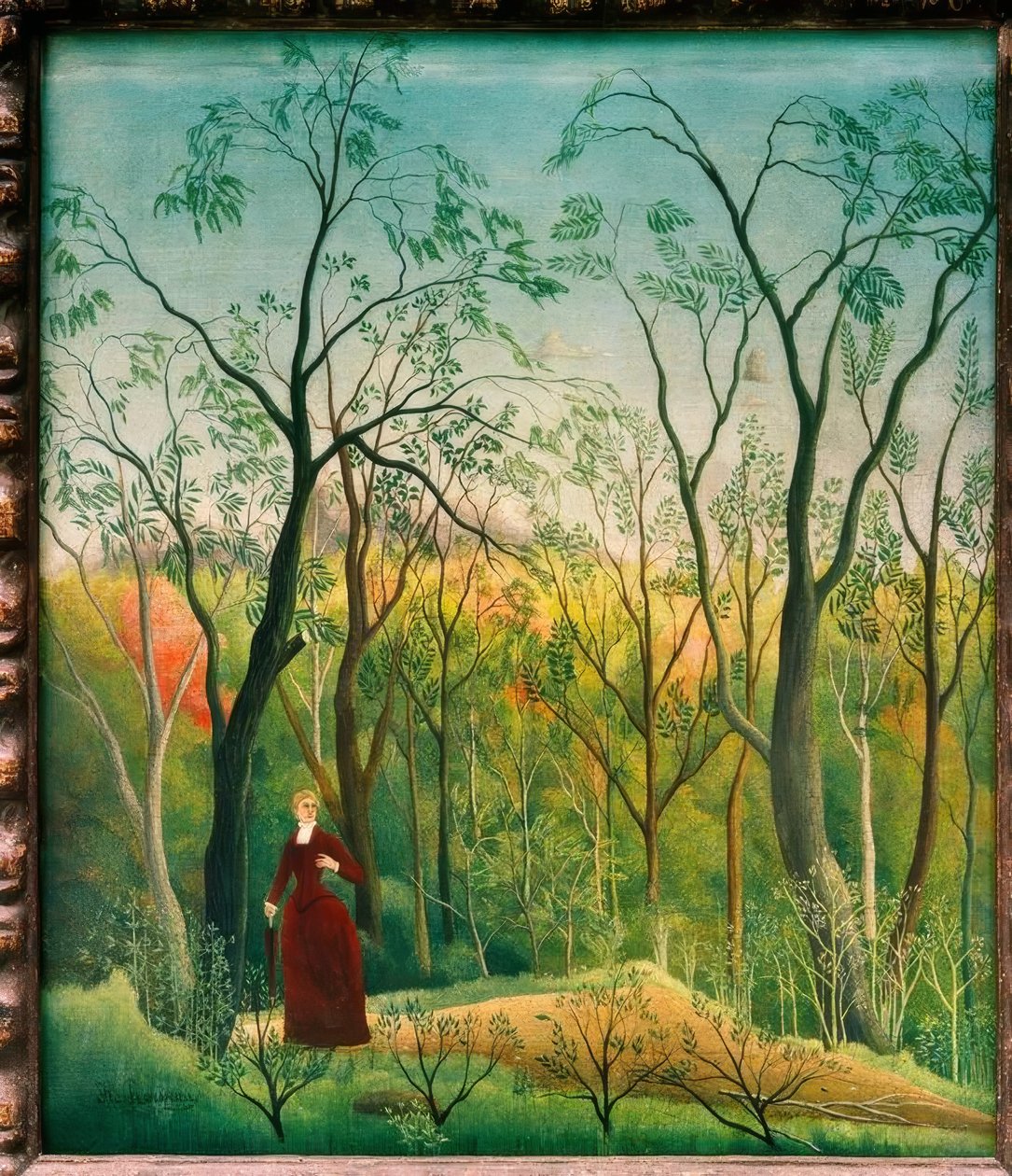 Turen i skogen av Henri Rousseau