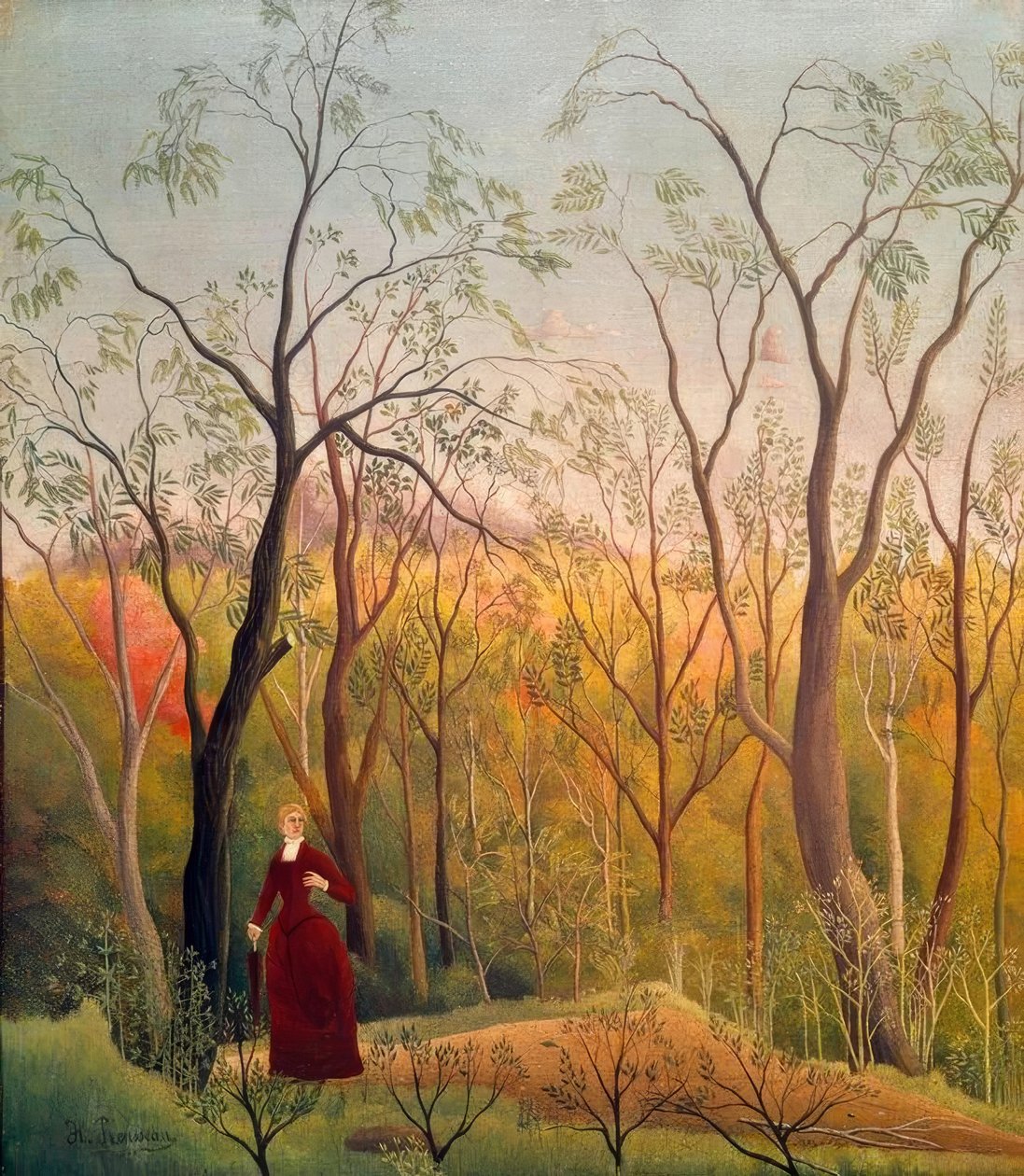 Turen i skogen av Henri Rousseau