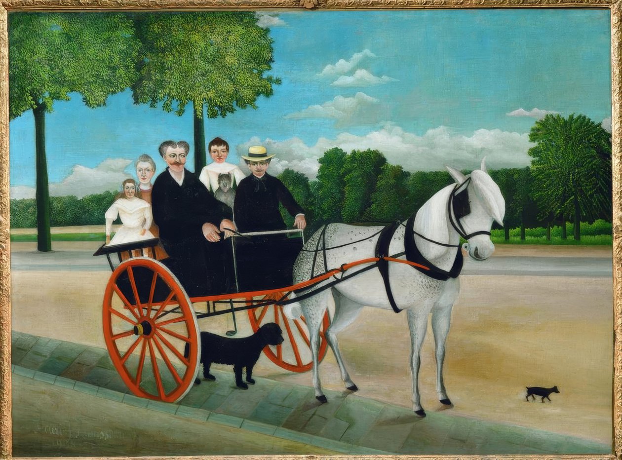 Far Juniet sin vogn av Henri Rousseau