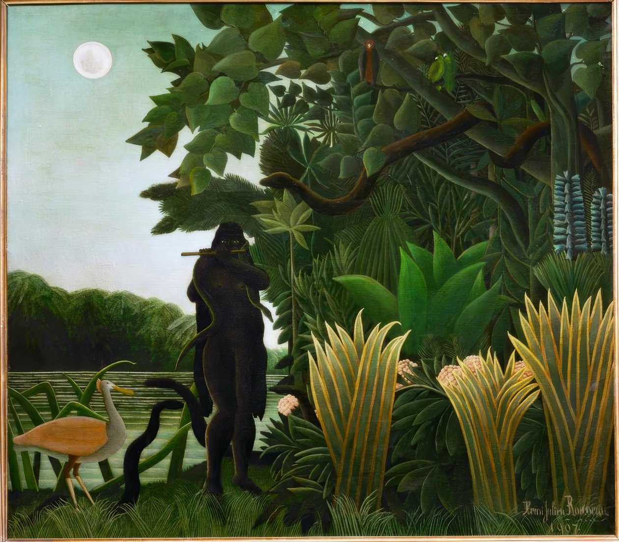 Slangejarmeren av Henri Rousseau