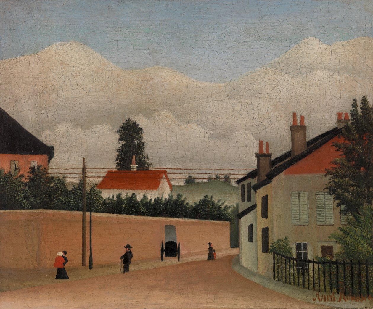 Utkanten av Paris (Environs de Paris) av Henri Rousseau