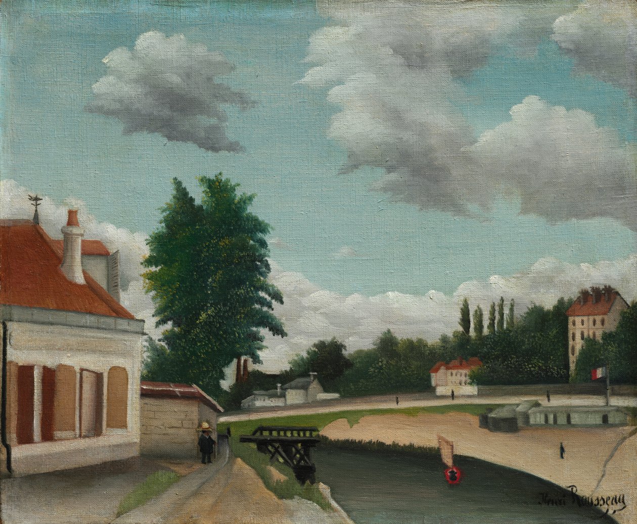 Utkanten av Paris av Henri Rousseau