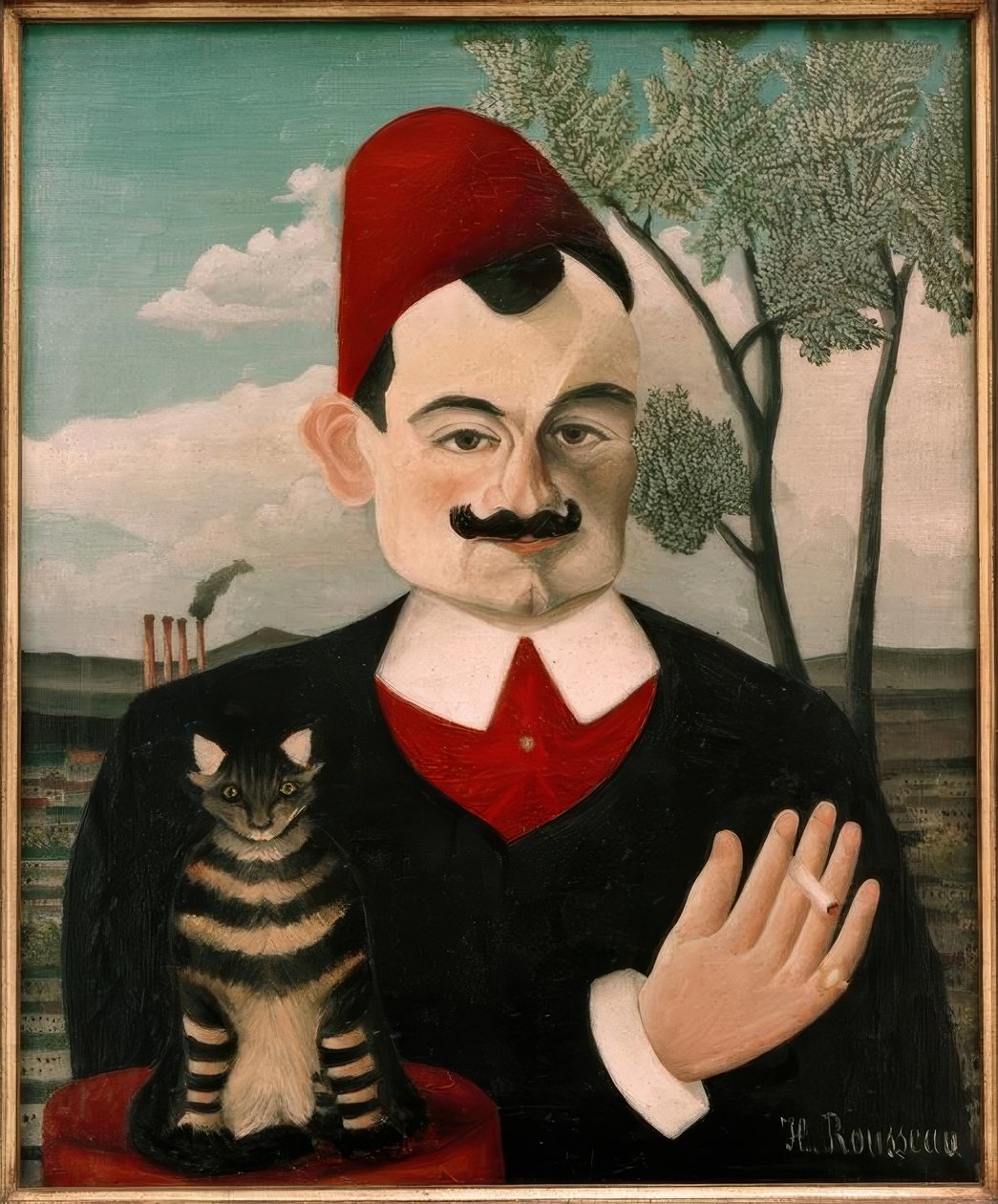 Portrett av Monsieur X (Pierre Loti) av Henri Rousseau