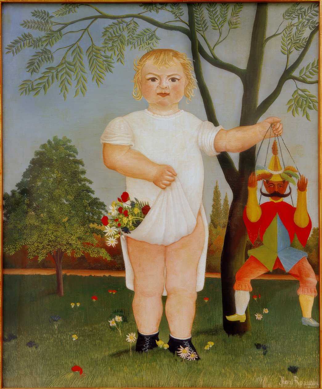 For å feire babyen av Henri Rousseau