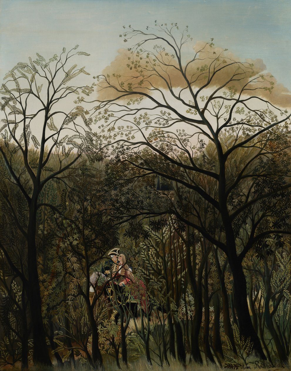 Stevnemøte i skogen av Henri Rousseau