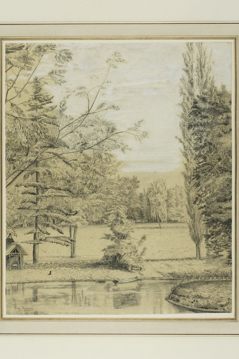 Elve- og parklandskap av Henri Rousseau