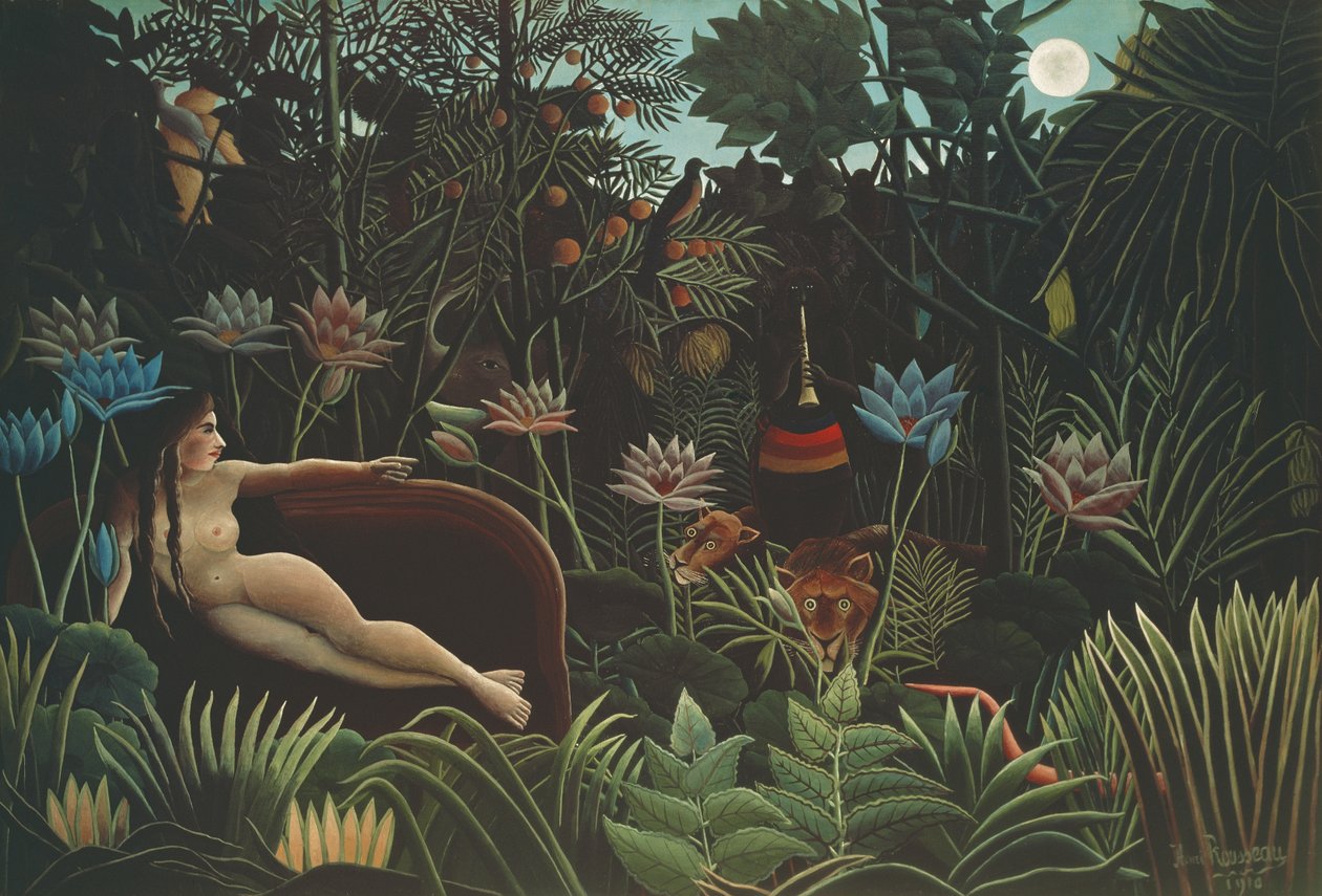 Drømmen, 1910 av Henri Rousseau