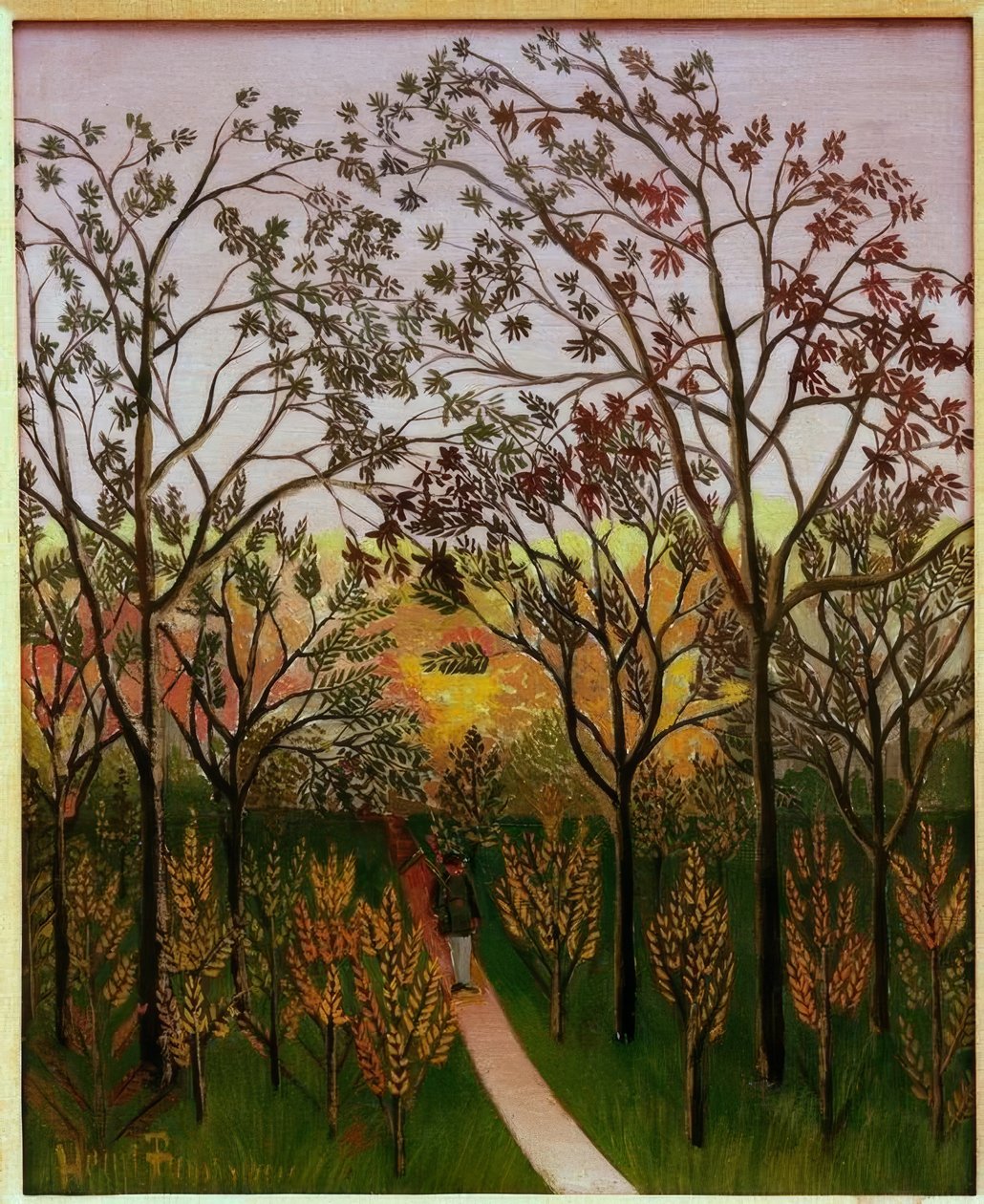 Et hjørne av Bellevue-platået av Henri Rousseau