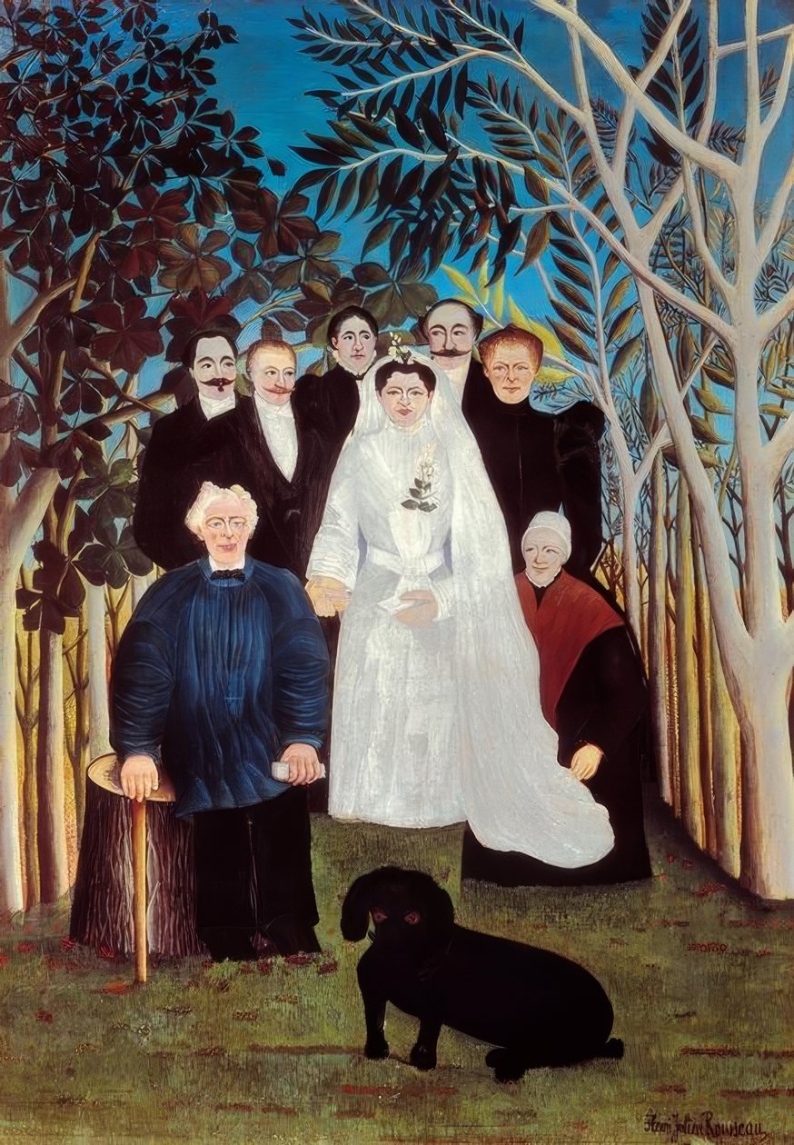 Et bryllup på landet av Henri Rousseau
