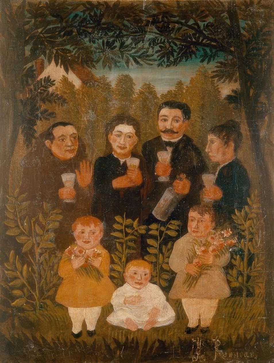 Forenet familie av Henri Rousseau