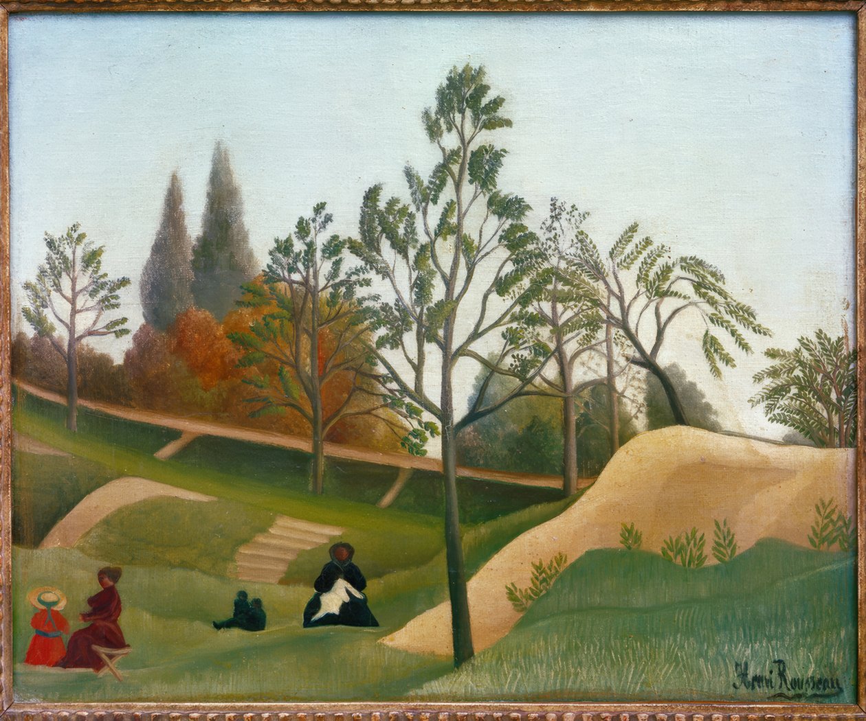 Utsikt over festningsverkene av Henri Rousseau