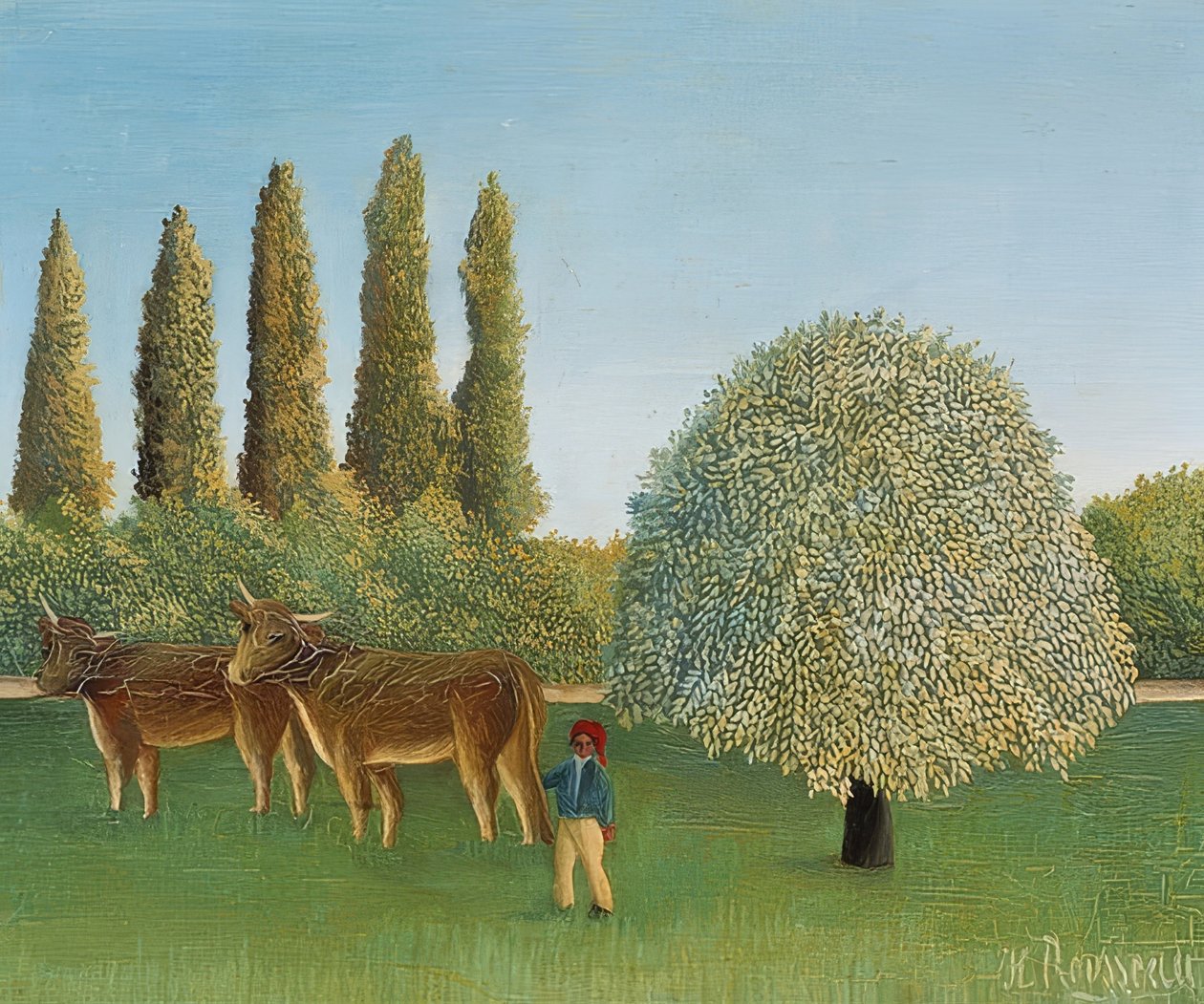 Eng (pil). 1910 av Henri Rousseau