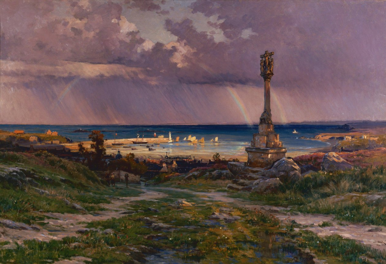 Etter stormen i Portrieux av Henri Saintin