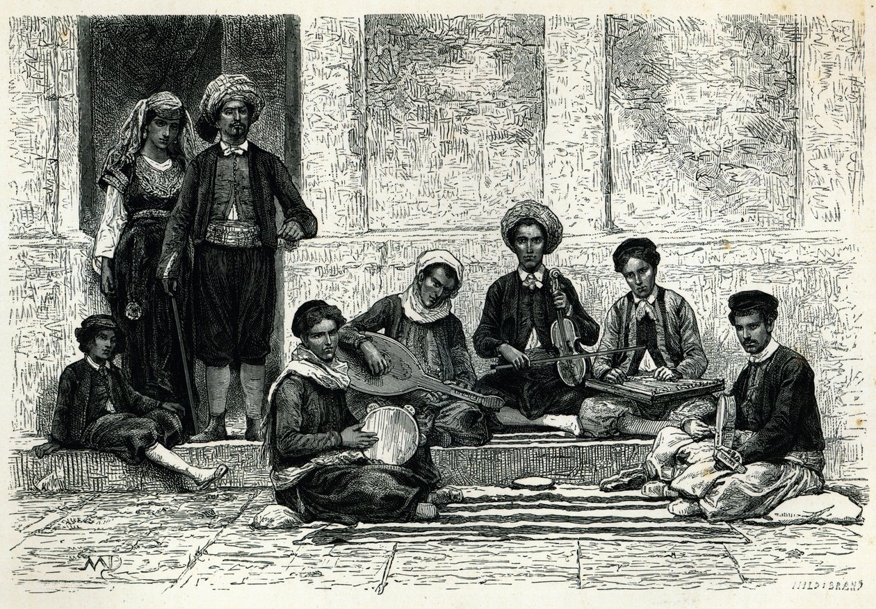En jødisk konsert: Tlemcen av Henri Theophile Hildibrand