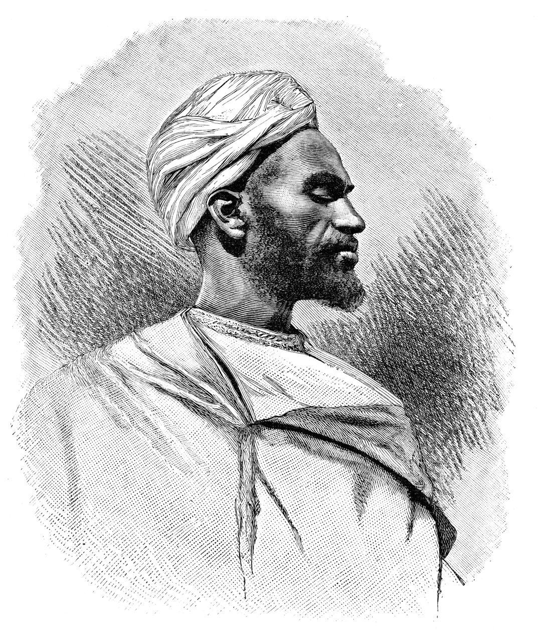 En arabisk kamelfører, Nord-Afrika, 1895. av Henri Thiriat