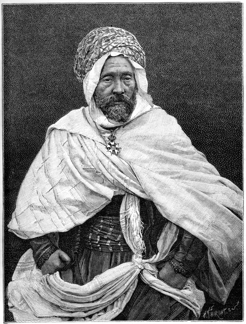 Aghaen fra Tugurt, c1890 av Henri Thiriat