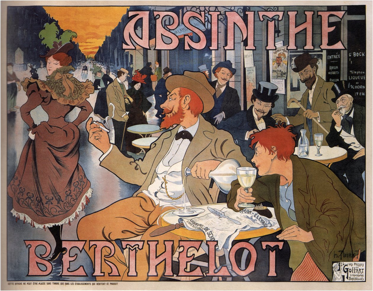 Absinthe Berthelot, 1898 av Henri Thiriet