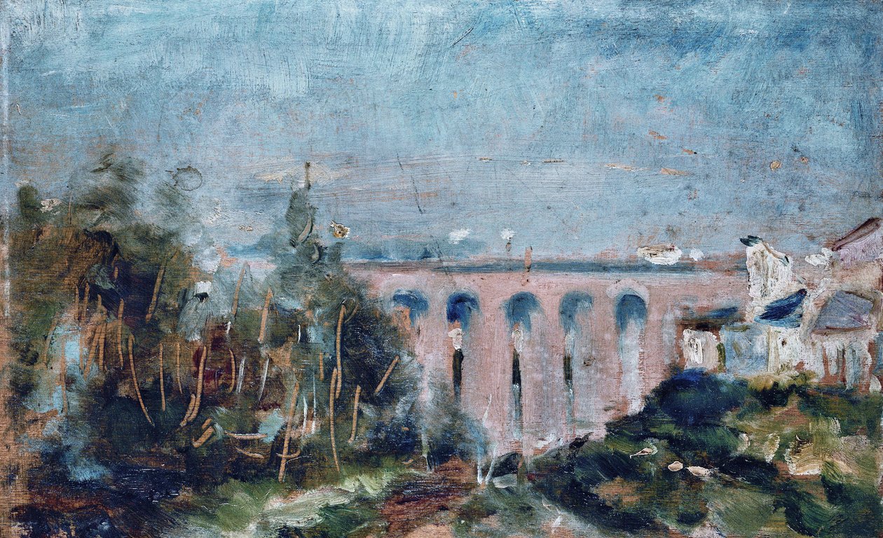Castelviel-viadukten i Albi, 1880. av Henri Toulouse Lautrec de