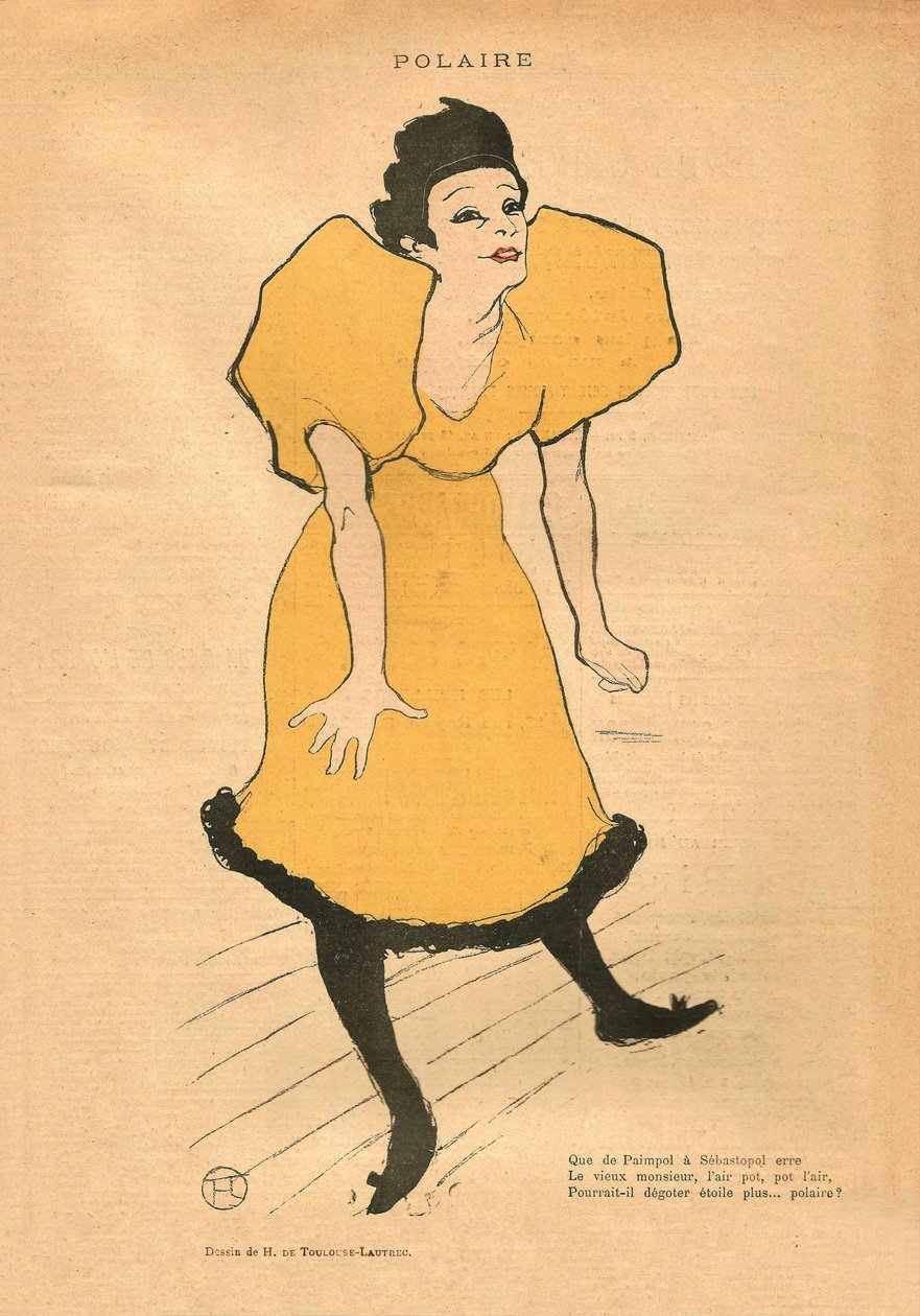 Polar, ca. 1895. av Henri Toulouse Lautrec de