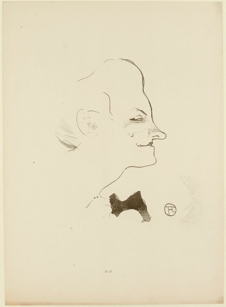 Yvette Guilbert, 1893. av Henri Toulouse Lautrec de