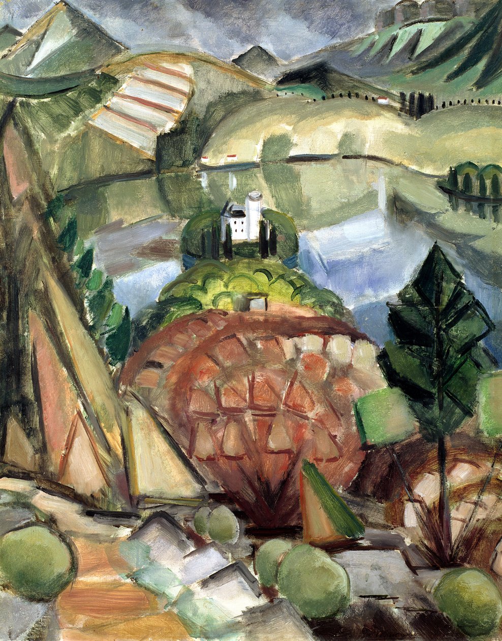 Innsjøen av Henri Victor Gabriel Le Fauconnier