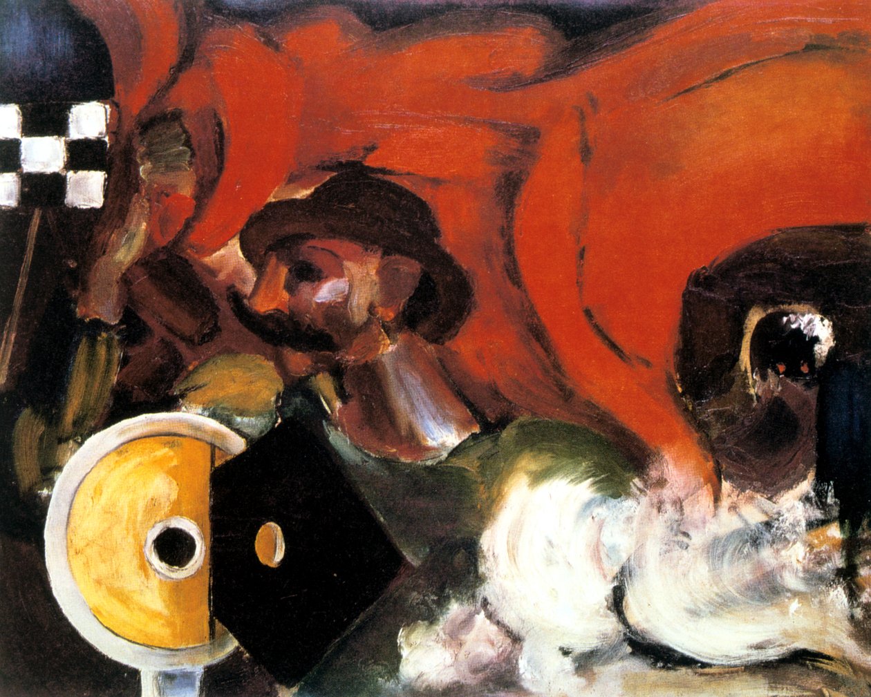 Signalet, 1915 av Henri Victor Gabriel Le Fauconnier
