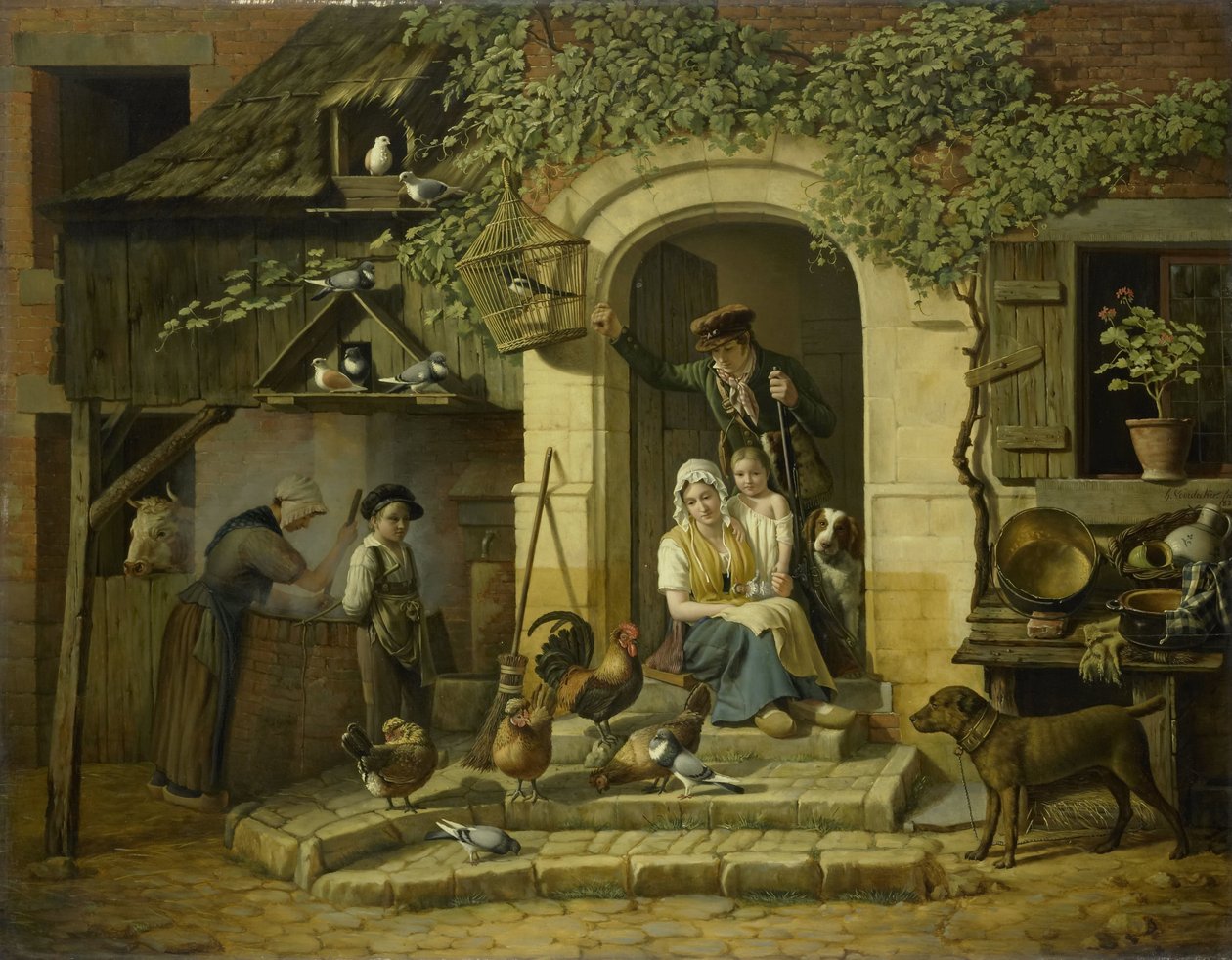 Hjemmet til en jeger av Henri Voordecker