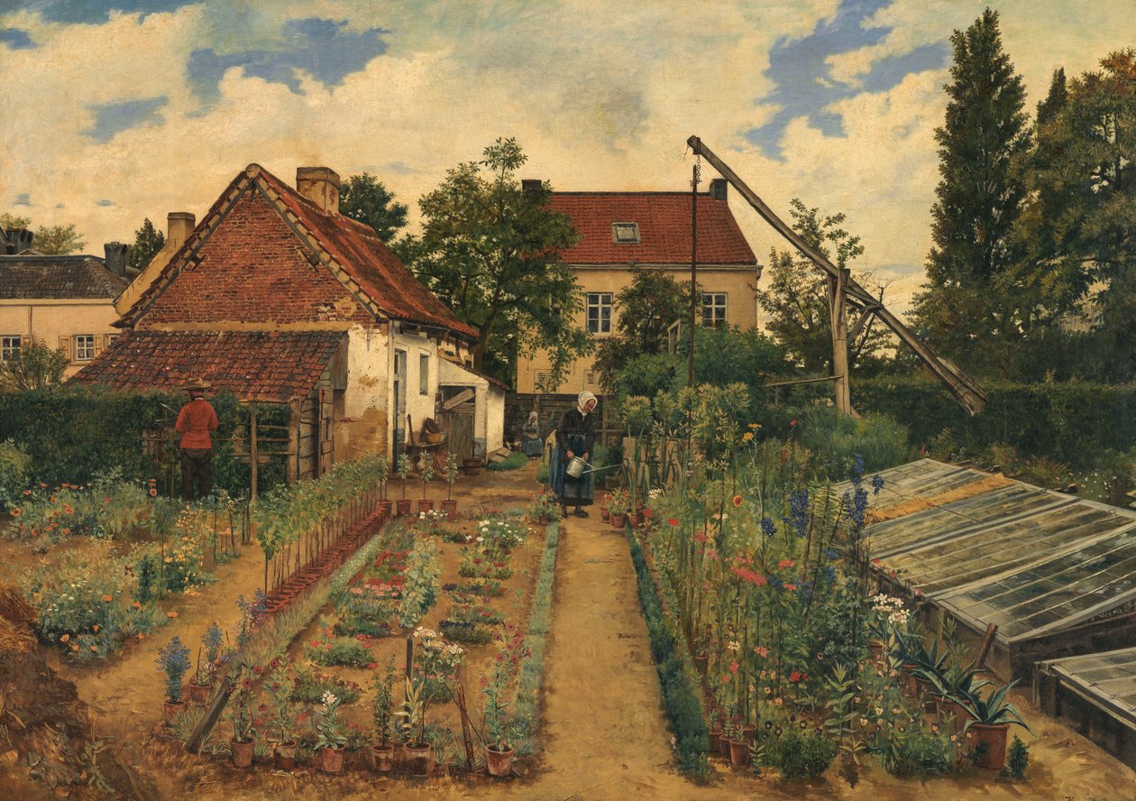 Blomsterhagen av Henri de Braekeleer