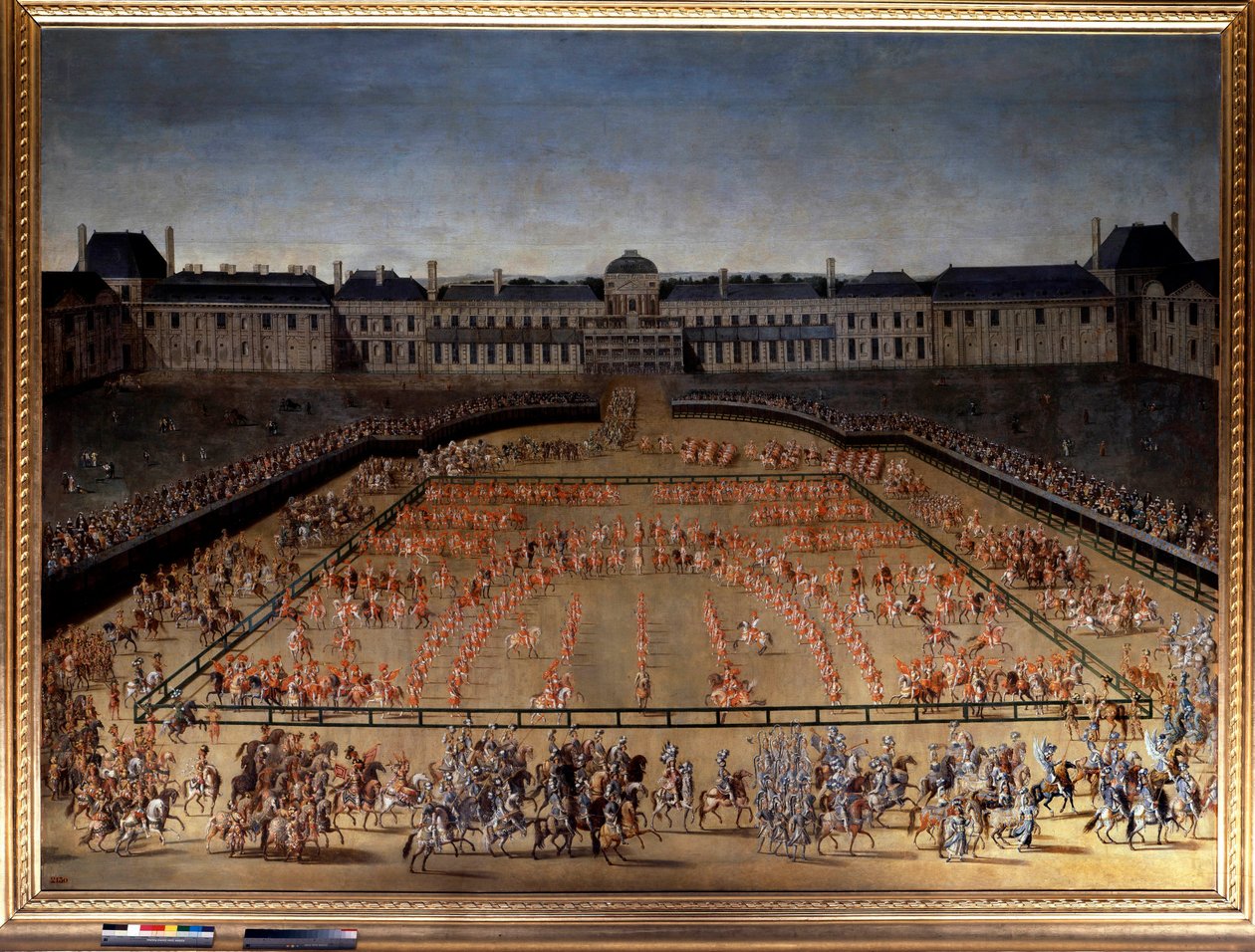 Den store karrusellen gitt av Louis XIV i Cour des Tuileries i Paris, for å feire fødselen til Dauphin (1/11/1661), 5. juni av Henri de Gissey