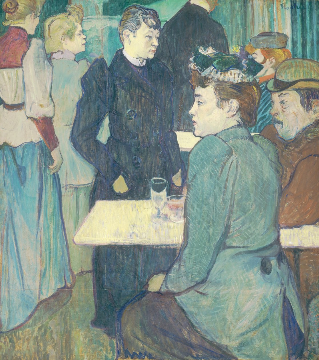 Et hjørne av Moulin de la Galette av Henri de Toulouse-Lautrec