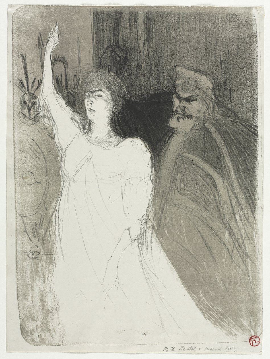 En fyrstelig idyl, Clara Ward av Henri de Toulouse-Lautrec
