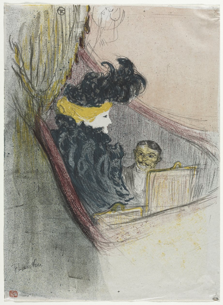 En fyrstelig idyll, Clara Ward av Henri de Toulouse-Lautrec
