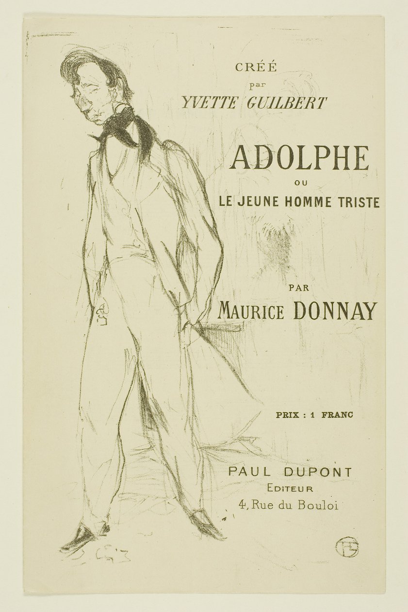 Adolphe - Den triste unge mannen av Henri de Toulouse-Lautrec