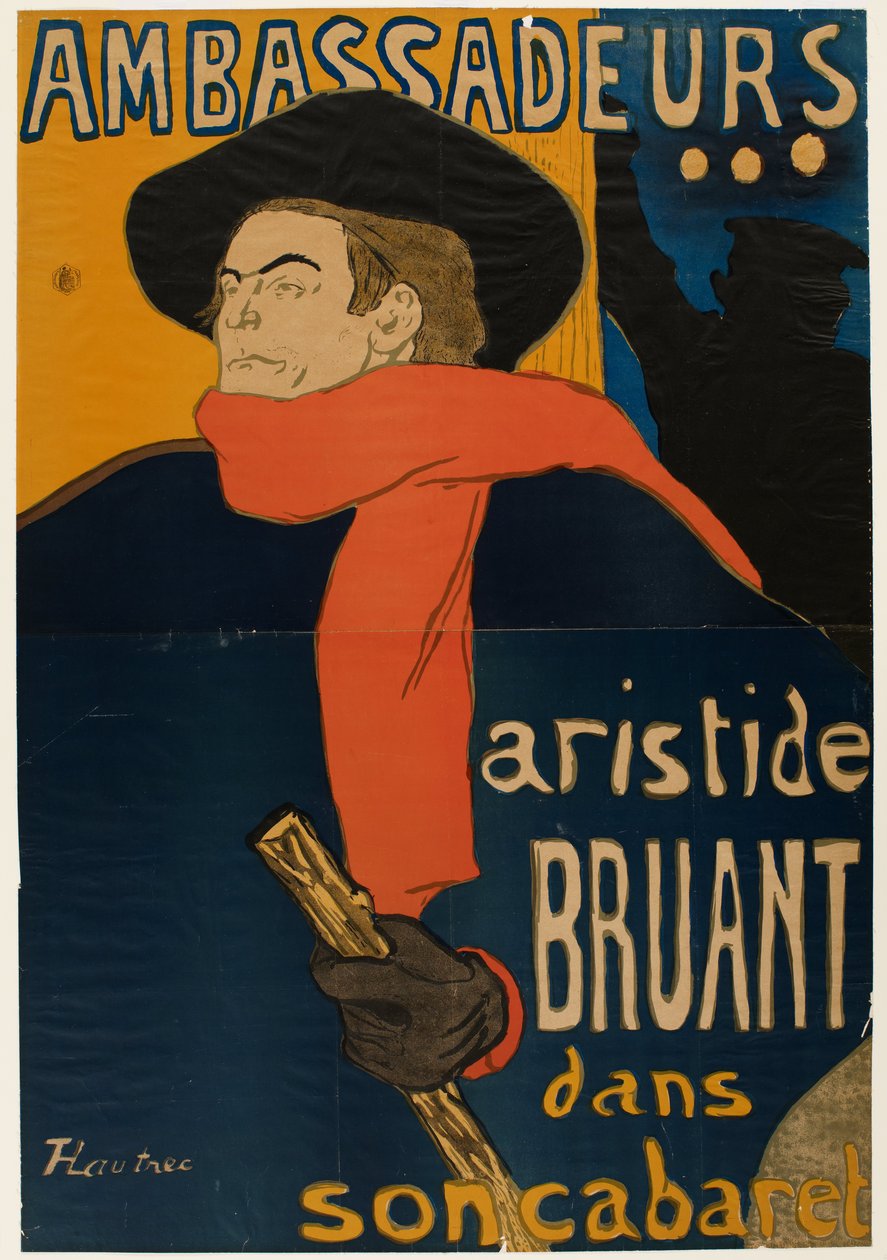 Ambassadeurs: Aristide Bruant i sin kabaret av Henri de Toulouse-Lautrec