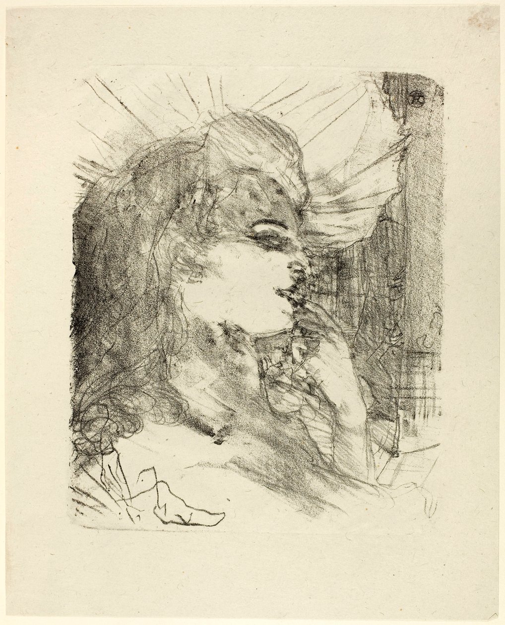 Anna Held, fra Treize Lithographys av Henri de Toulouse-Lautrec