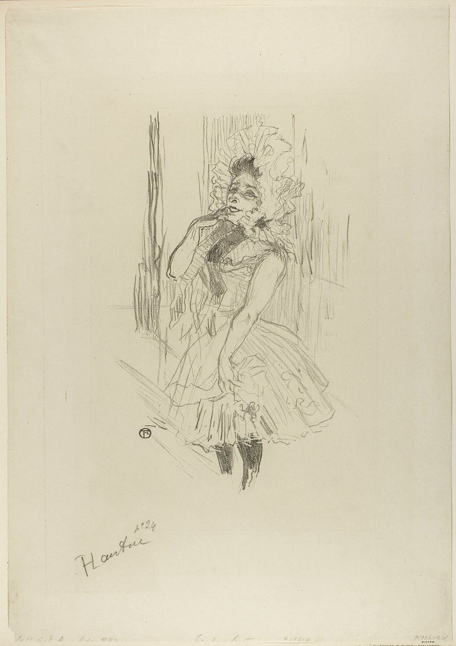 Anna Held, i Alle disse damene på teatret av Henri de Toulouse-Lautrec