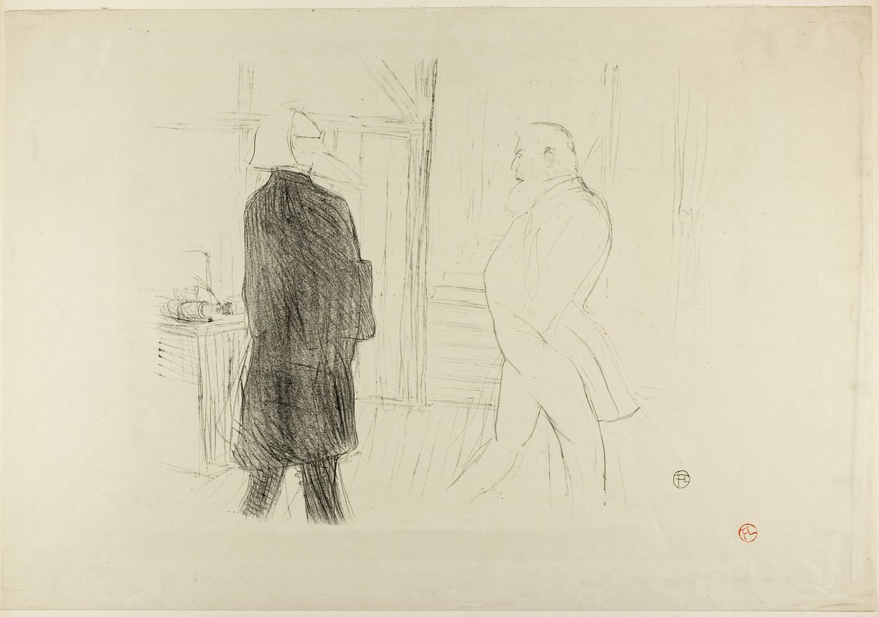 Antoine og Gémier, i en konkurs av Henri de Toulouse-Lautrec