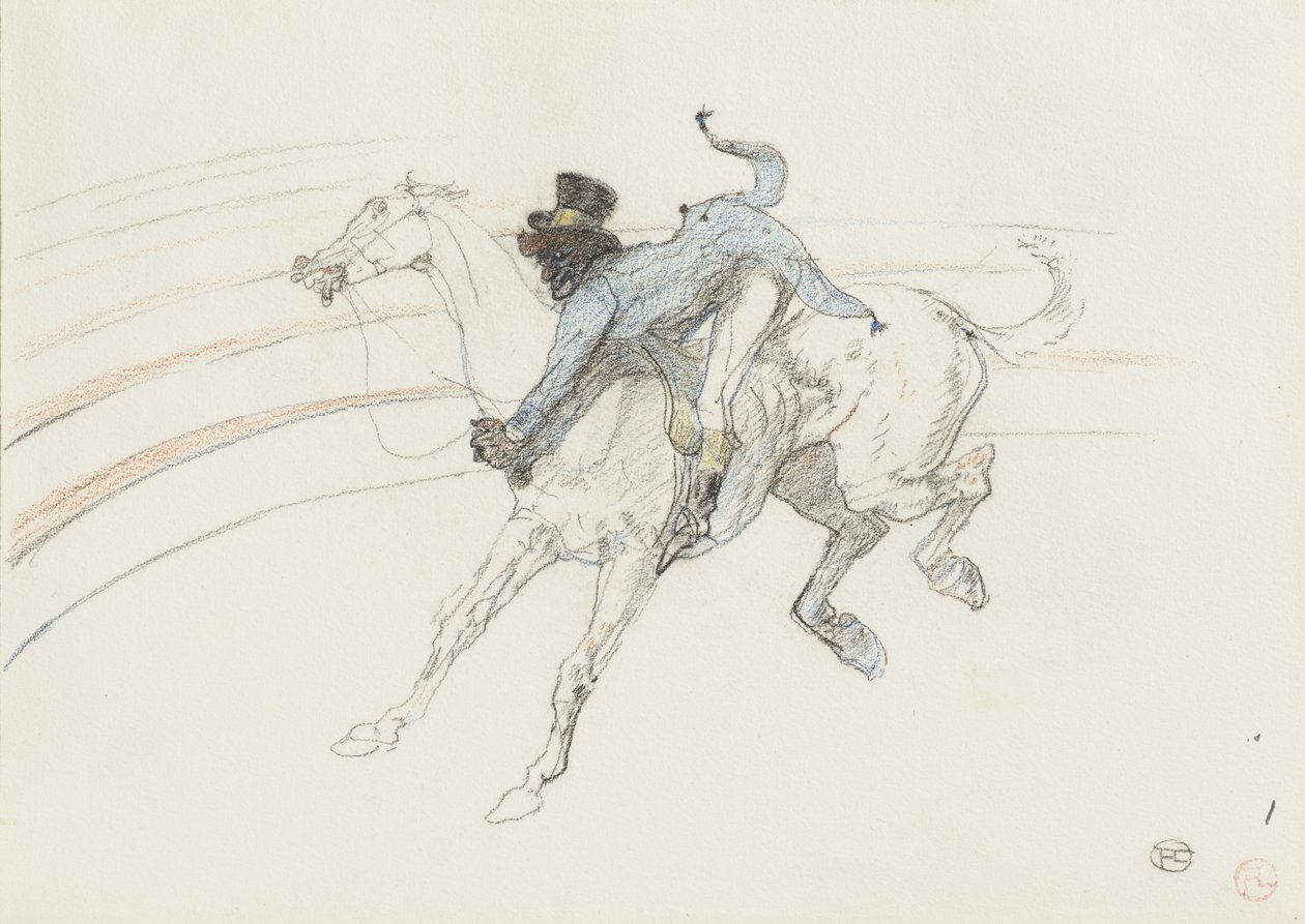 På sirkuset: «Sjokolade» av Henri de Toulouse-Lautrec