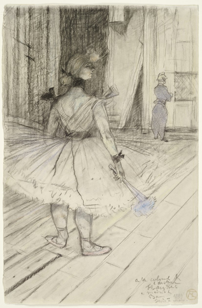 På sirkuset: In the Wings av Henri de Toulouse Lautrec