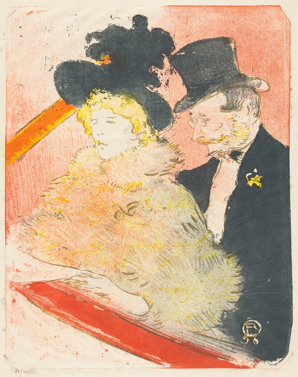 På konserten av Henri de Toulouse-Lautrec