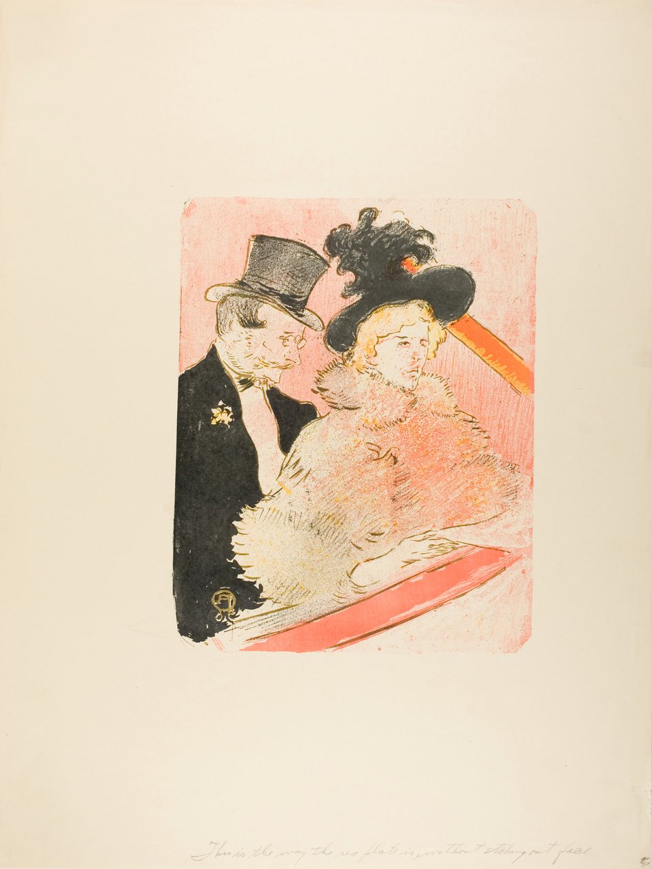 På konserten av Henri de Toulouse-Lautrec