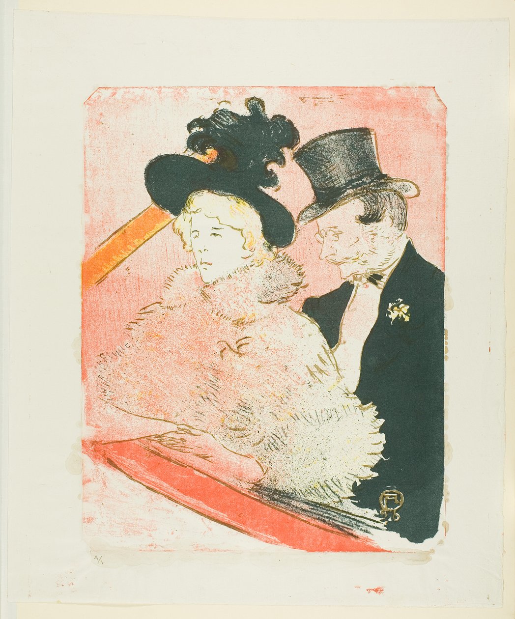 På konserten av Henri de Toulouse-Lautrec