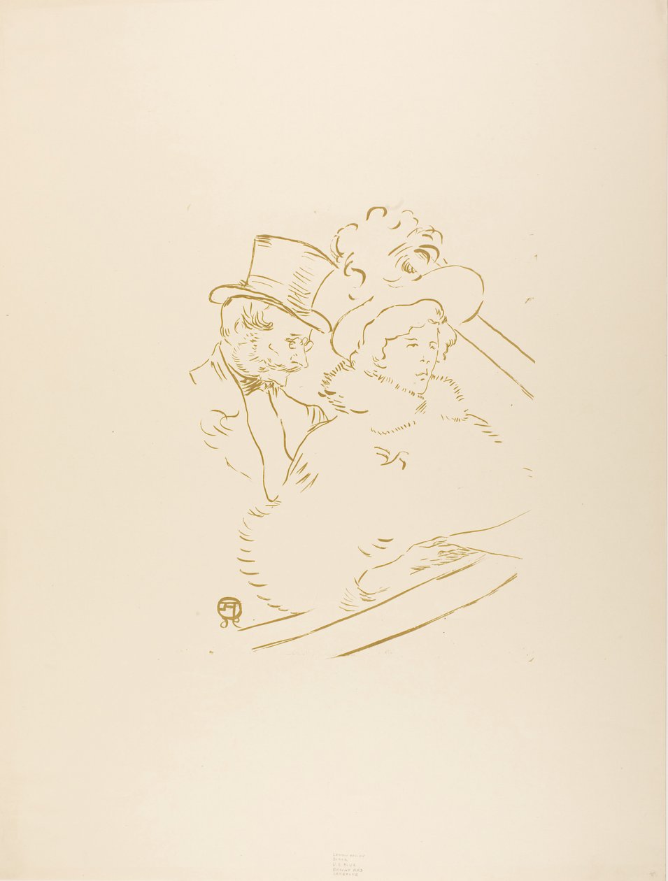 På konserten av Henri de Toulouse-Lautrec